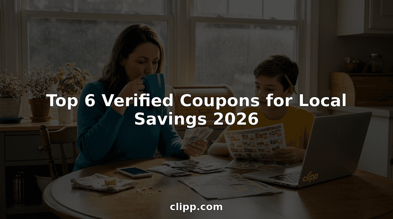 Top 6 Verified Coupons for Local Savings 2026